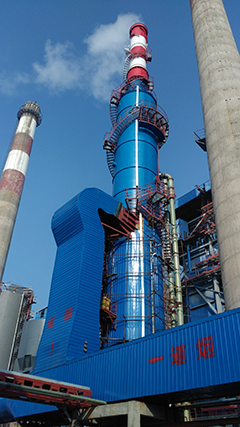 烟塔合一脱硫塔运行